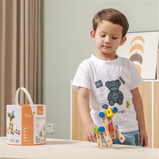 Construction block set - 68 pieces